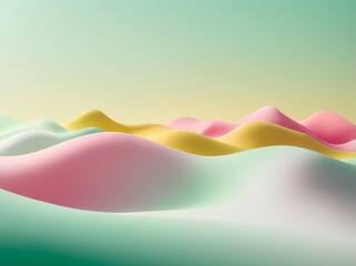 White, yellow, green and pink abstract gradient background