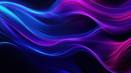Abstract Neon Waves