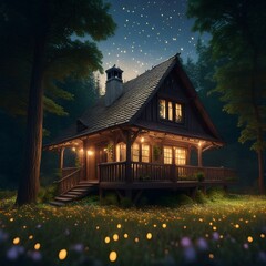 House in the night
