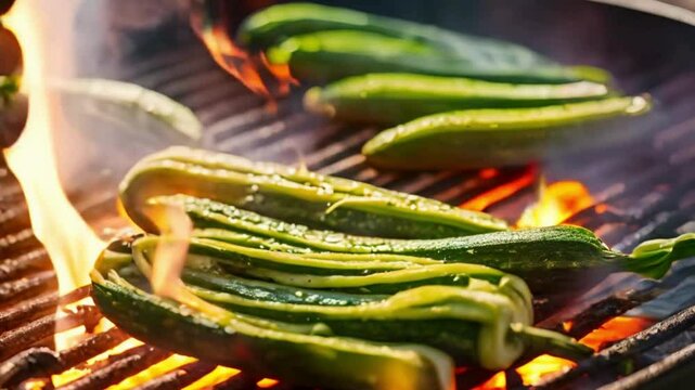 zucchini on a wooden board