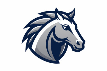 horse head icon logo