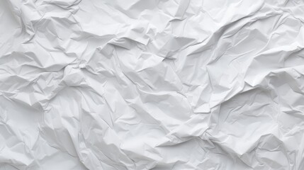 Obraz premium white crumpled paper texture, high resolution, hyper realistic --ar 25:14 --v 5.2 Job ID: 30d9b189-58ca-4ea7-b844-19477f79fe0c