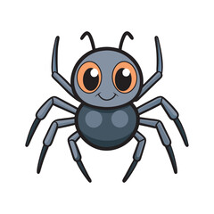 A cute spider vector art illustration file .