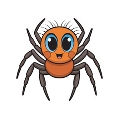 A cute spider vector art illustration file .