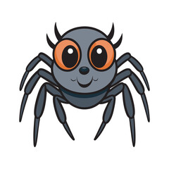 A cute spider vector art illustration file .