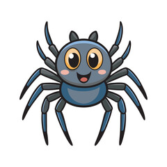 A cute spider vector art illustration file .