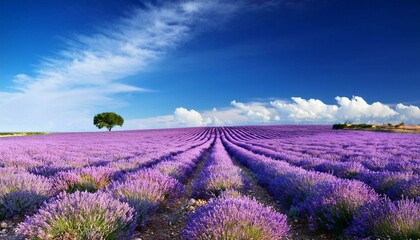 Obraz premium lavender field region