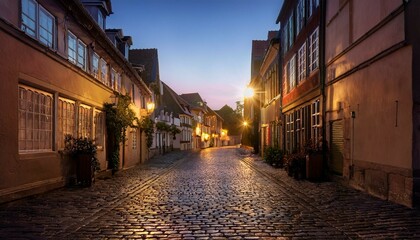 Obraz premium street at night