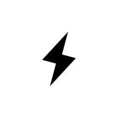 thunder, lightning bolt icon