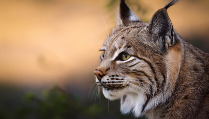 Naklejka premium Close-Up of a Bobcat