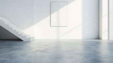 Minimalist Interior Design with a Blank Canvas