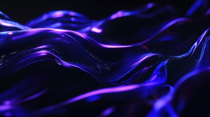 Obraz premium Abstract Neon Waves