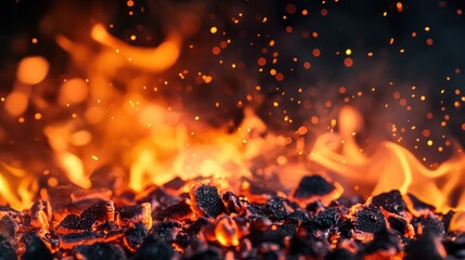 Burning Embers and Flames