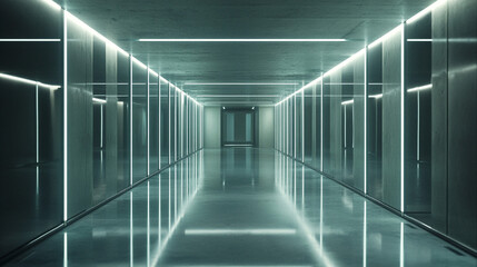 現代的な地下道