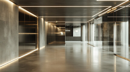 現代的な地下道