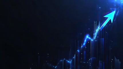 Fototapeta premium Chart Representing Business Goals, Generative AI