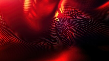 Fototapeta premium Abstract Red and Black Dotted Pattern
