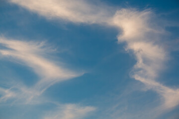 blue sky with clouds