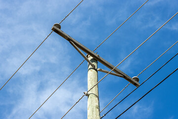 lines on a pole