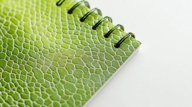 Minimalist 2025 Calendar Featuring the Year of the Green Snake on a White Background. Generative AI