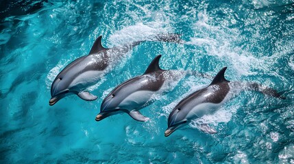 Obraz premium Close-up overhead shot of vibrant almond milk bottles surrounded by scattered almonds and delicate flowers on a pastel pink background, Fresh, Minimalist, Soft Lighting, High Detail