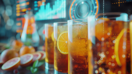 Citrus and Ice Cocktails with a Tech Vibe