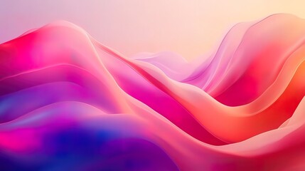 Obraz premium Abstract Waves of Color