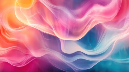 Obraz premium Abstract wave pattern with vibrant colors and fluid lines