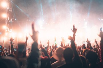music, musician, entertainment, light, festival, audience, clubbing, crowd, dancing, disco. A crowd...