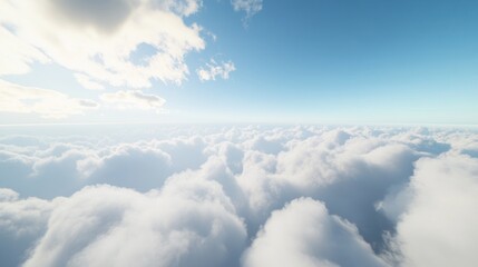 Cloudscape Above The Earth