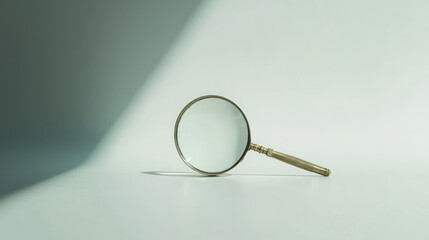 Magnifying Glass on White Background
