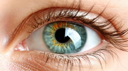 Fototapeta premium Experts warn that eye irritation may be caused by unexpected sources. allergies, eye health, dust mites, pet dander, indoor air pollution, dryness, itchy eyes,redness, lifestyle, prolonged screen expo