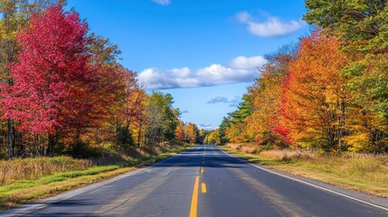 Fototapeta premium Autumn Road