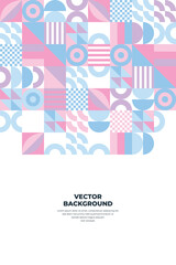 geometric shapes mosaic background