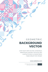 geometric shapes mosaic background