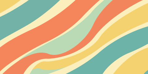 Abstract colorful wave background vector