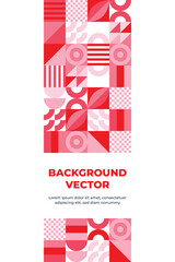 geometric shapes mosaic background