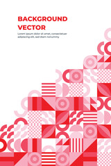 geometric shapes mosaic background