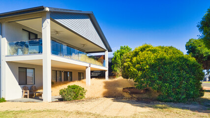 Australian home faces an invasion of golden tumbleweeds