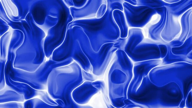 Abstract blue plastic motion background 4k video