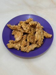 chicken pane , fried chicken breast fillet
