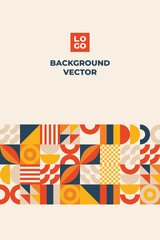 Fototapeta premium geometric shapes mosaic background