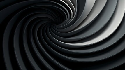 Fototapeta premium digital technology abstract black and white triangle spiral poster background