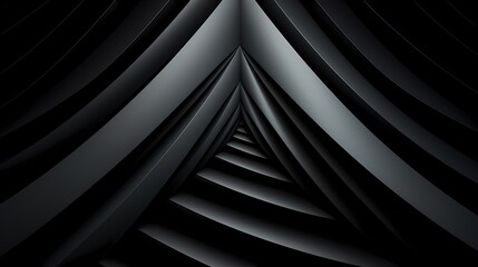 Obraz premium digital technology abstract black and white triangle spiral poster background