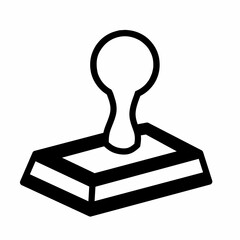 Eraser black icon with white background 