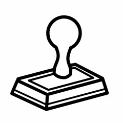 Eraser black icon with white background 