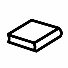 black book isolated on white background