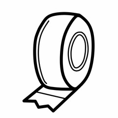 Tape black icon 