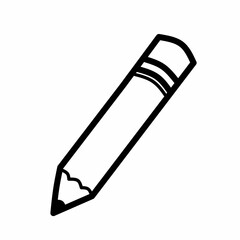 Pencil icon illustration 