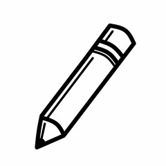 Pencil icon illustration 